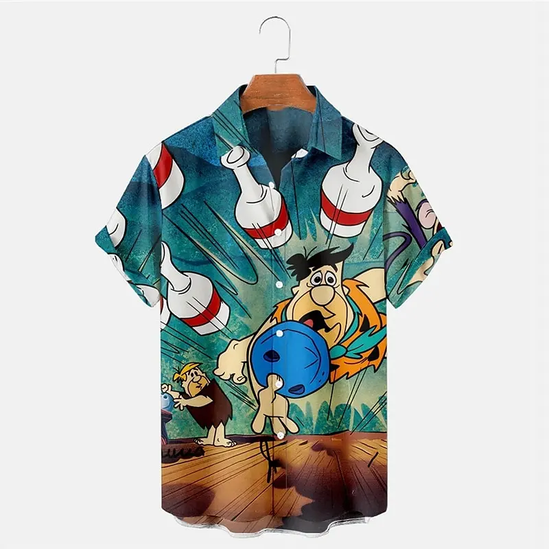 Top Trends: Hawaiian Bowling Men&#039;s Shirt Unique Floral 3D Print Summer Lapels Short Sleeves Oversized Unisex Fashion Sweatshirt Streetwear Shoppable Styles