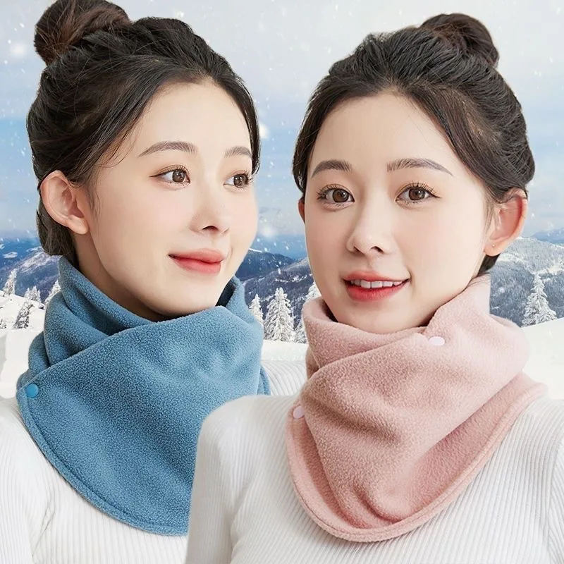 Top Trends: Winter Warm Fleece Scarf Two Layers Polar Fleece Neck Tube Scarf Full Face Cover Neck Warmer Running Sport Scarf For Cycling Shoppable Styles