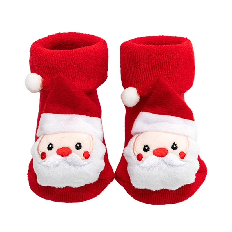 Top Trends: Baby Christmas Cotton Socks For Children Clothing Kids Short Girl Boys Clothes Thicken Warm Slouch Newborns Toddlers Fun Socks Shoppable Styles