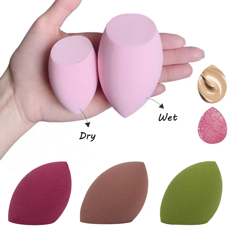 Top Trends: 1pcs Water Drop Shape Cosmetic Puff Makeup Sponge Blending Face Liquid Foundation Cream Make Up Cosmetic Powder Puff Shoppable Styles