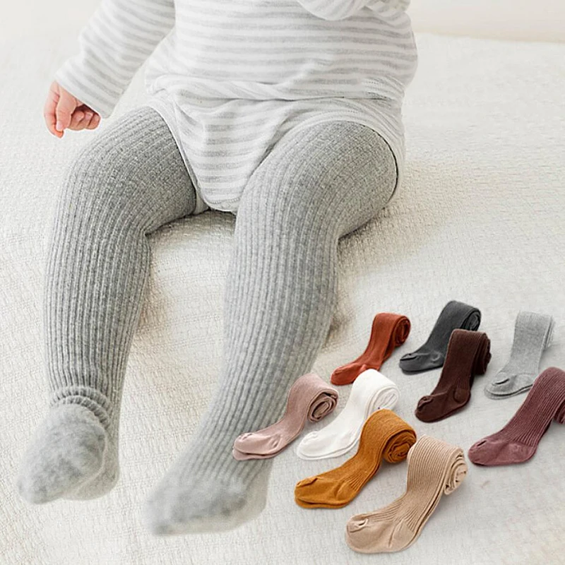 Top Trends: Baby Tights Winter Autumn Solid Color Soft Cotton Thick Warm Baby Girl Tights Newborn Toddler Tight Boy Girl Pantyhose Clothes Shoppable Styles