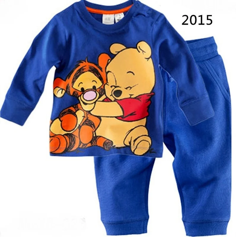 Top Trends: Winnie The Pooh Tigger Children's Pajamas Suit Long-sleeved Trousers New Children's Home Wear Suit Boys And Girls Sleepwear Shoppable Styles