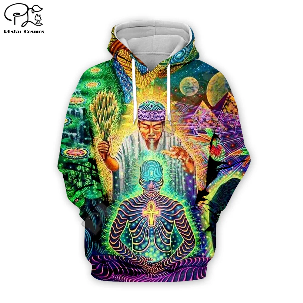 Top Trends: 2022 NewFashion Trippy Buddha Mandala Psychedelic Harajuku 3DPrint Men / Women Streetwear Pullover Casual Funny Jacket Hoodies A21 Shoppable Styles