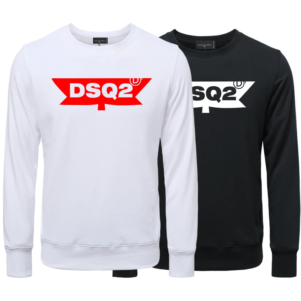 Top Trends: DSQ2 Mens Sweatshirt Mens Women Autumn Casual Loose Canadian Maple Leaf Design Cotton Couple Hoodies Print Street Sport Pullover Shoppable Styles