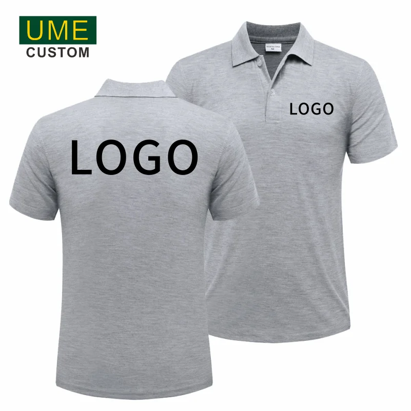 Top Trends: Solid Color Lapel POLO Shirt Summer Fashion Breathable Men And Women Short-Sleeved Top Custom Embroidery Printing LOGO 2022 NEW Shoppable Styles