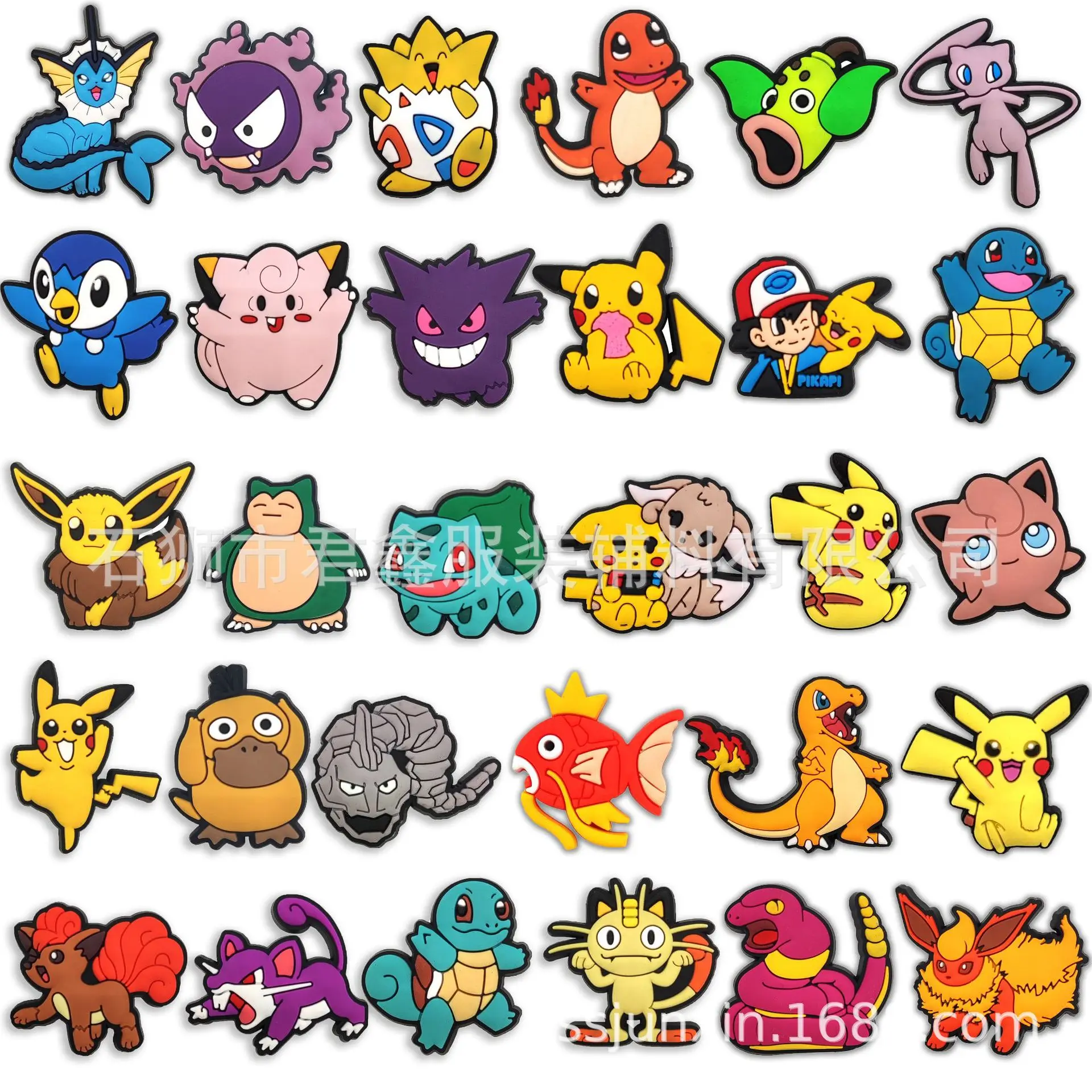 Top Trends: Hot 33 Styles Pokemon GO Cartoons PVC Shoe Buckle Single Sale Wholesale DIY Croc Charms Clogs Decorations Kids Party X-mas Gifts Shoppable Styles