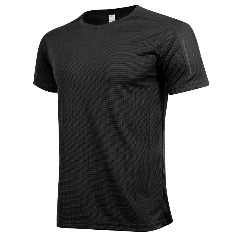 Top Trends: Running Tshirts Training Fitness Men Workout Quick Dry Short Sleeve Causal Sports Breathable Jerseys Solid Color New Polyester T Shoppable Styles