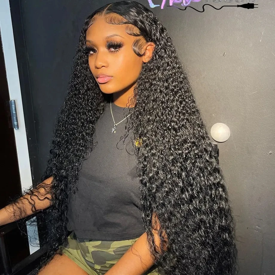 Top Trends: Deep Wave Frontal Wig 13x6 Hd Lace Front Curly Water Wave Glueless Wigs 250 Density 13x4 360 Full Lace Wig Human Hair Preplucked Shoppable Styles