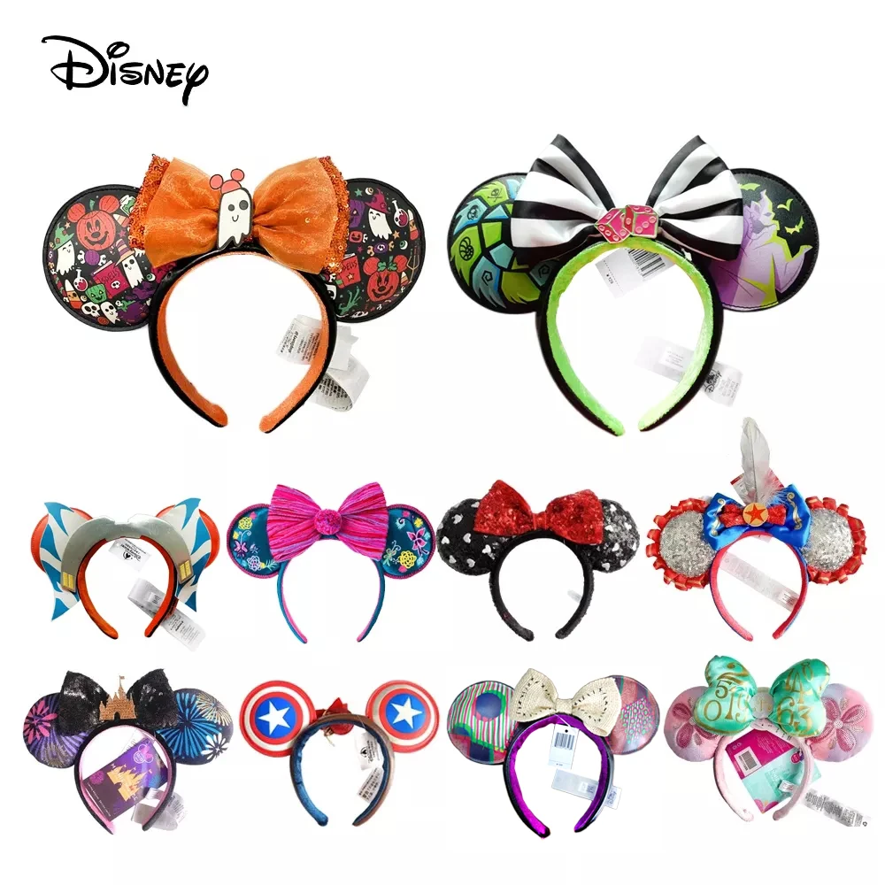 Top Trends: Disney Minnie Ears Headband Cute Hair Bow Girl Toy Headdress Birthday Party Decoration Christmas Gifts Shoppable Styles