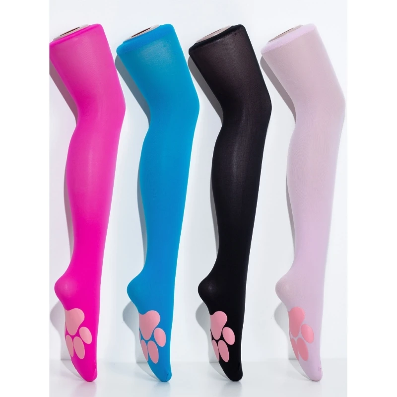 Top Trends: Cat Paw Thigh High Stocking Cosplay Paw Pad Socks Kitten Paw Over Knee Stockings Shoppable Styles - Image 3