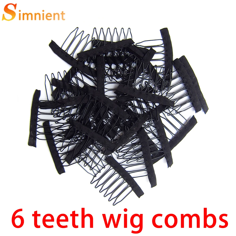 Top Trends: Wig Comb Clips Hair 6 Teeth Hair Extension Clips Stainless Steel Wig Clips Combs Snap Clips For Hair Extension Wig Accessories Shoppable Styles