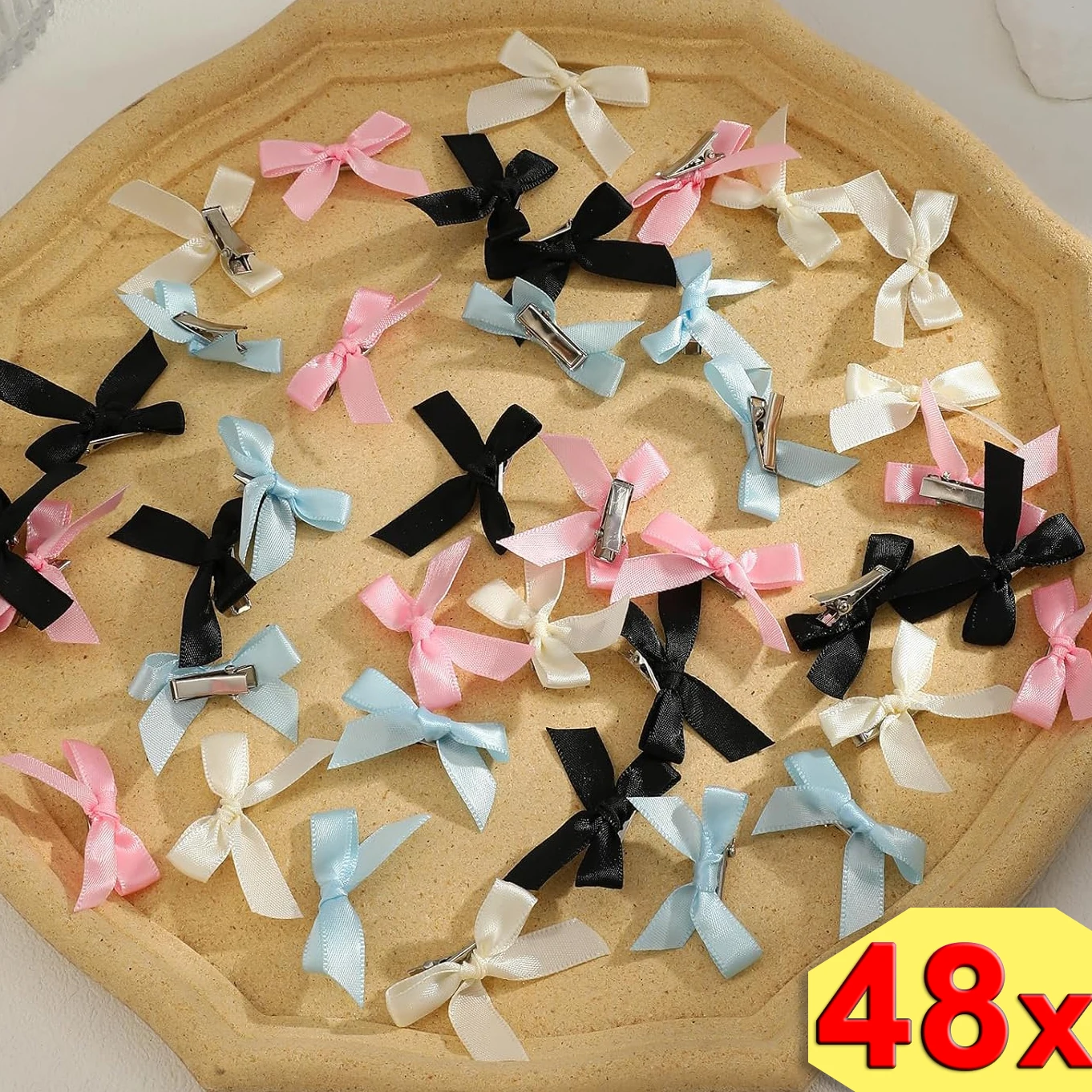 Top Trends: Cute Ribbon Bow Hair Clips For Girls Korean Style Bowknot Mini Side Clip Hairpin Barrette Headwear Baby Hair Pin Accessories Shoppable Styles