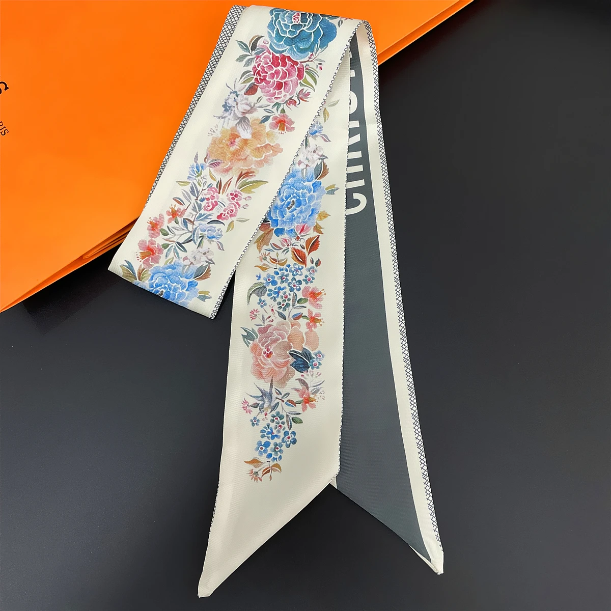 Top Trends: 2023 New Design Luxury Brand Scarf Tarot Scarf Women Bag Hair Skinny Silk Scarves Foulard Neckerchief Headband For Ladies Shoppable Styles - Image 3