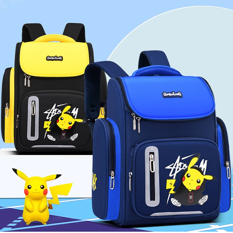 Top Trends: Pokemons Anime Pikachus Cartoon Children Backpack Space Schoolbag Reflective Waterproof Breathable Bag Children's Birthday Gift Shoppable Styles