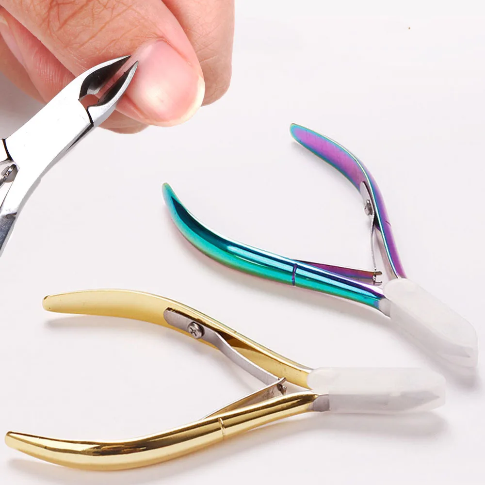 Top Trends: 1pc Professional Cuticle Cutter Nail Nippers Scissors Manicure Pusher Pedicure Tong Dead Skin Remover Nail Cuticle Regrowth Tool Shoppable Styles