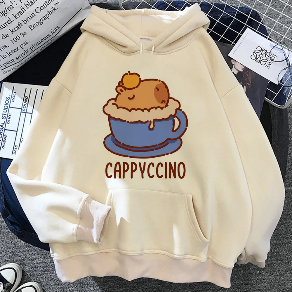 Top Trends: Hoodie Wanita Capybara 90s 2023 Y2k Estetika Menarik Pakaian Wanita Lengan Panjang Atasan Sweater Shoppable Styles