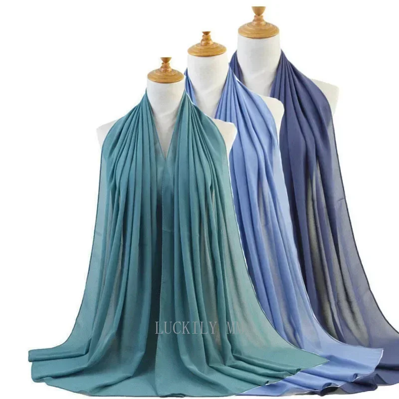 Top Trends: Premium Chiffon Hijab Scarf For Women Turban For Veil Scarves Muslim Hijabs For Woman Shawls For Veils Hijab Accessoires Ramadan Shoppable Styles