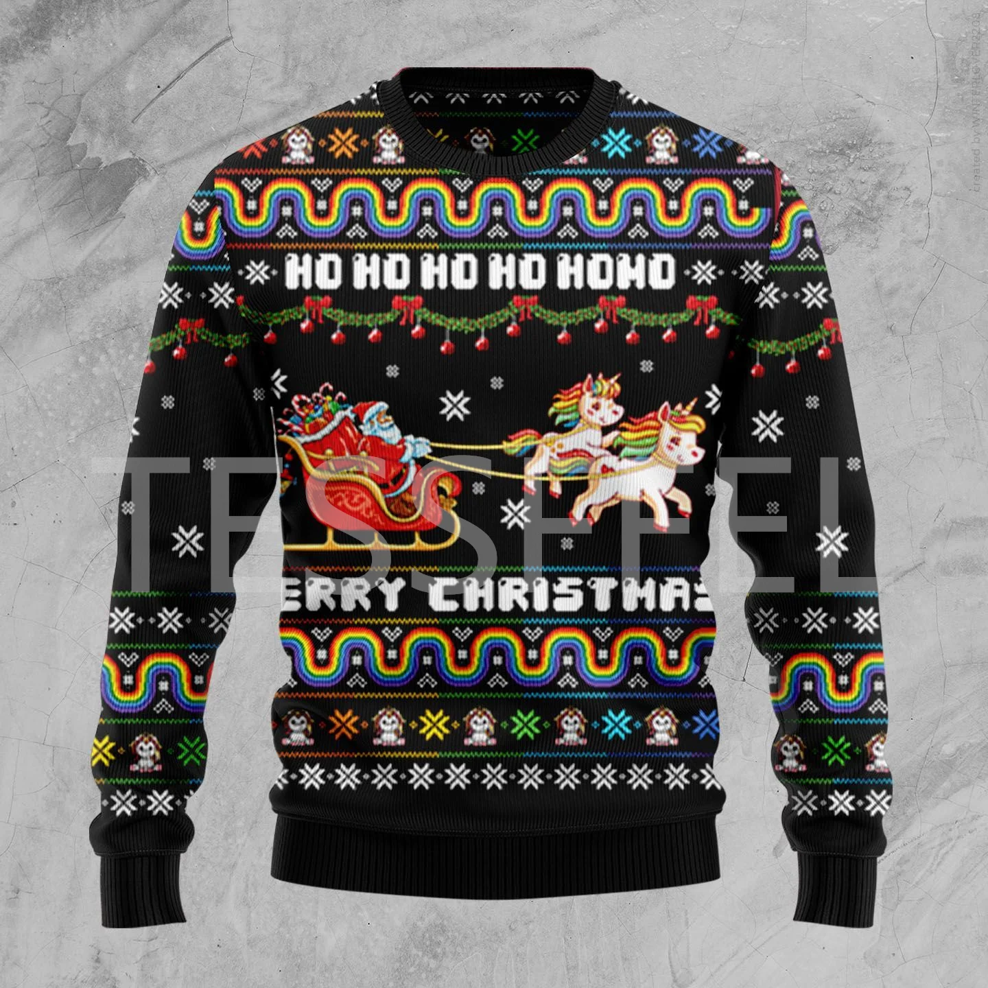 Top Trends: Christmas Ugly Sweater Cartoon Dog Cat Santa Claus Tattoo Retro Long Sleeves 3DPrint Autumn Winter Pullover Harajuku Casual X1 Shoppable Styles