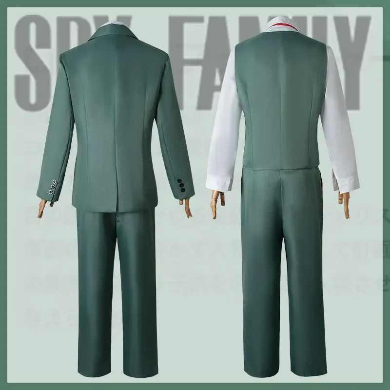 Top Trends: Anime Spy Family Loid Forger Cosplay Uniform Costume Men's Suit And Tie White Shirt Shoppable Styles - Image 5