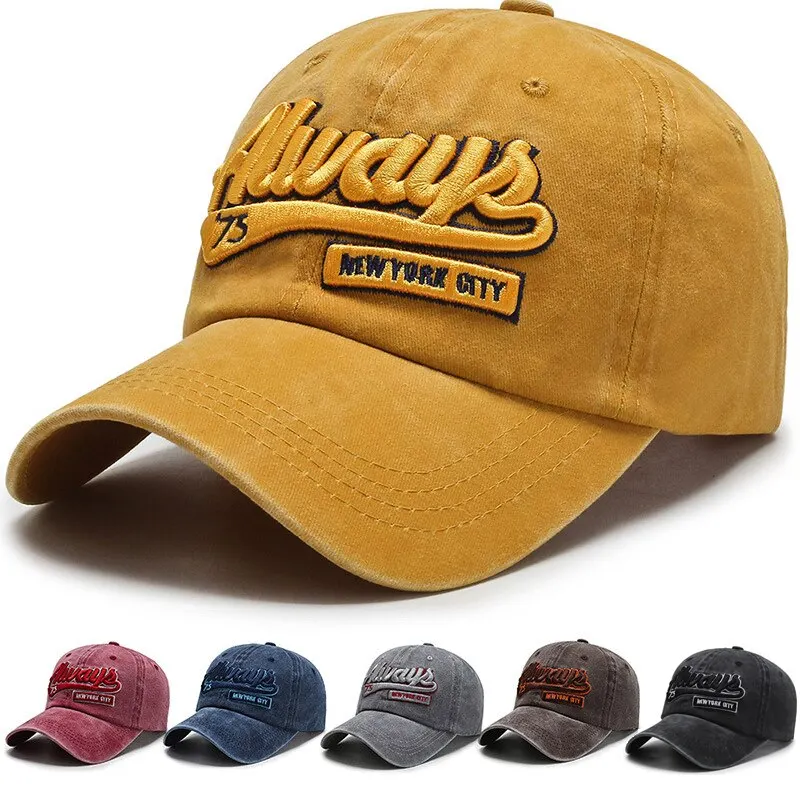 Top Trends: Fashion Outdoor Sports Cotton Baseball Cap For Women Casual Retro Embroidery Mens Cap Hip Hop Rebound Cap Snapback Hat Shoppable Styles