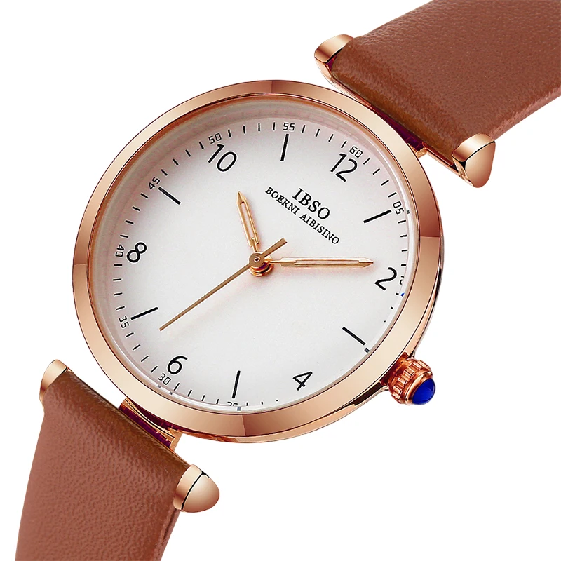 Top Trends: Luxury Gold Watches Women Brown Leather Original Brand Wrist Clock Female Gifts Waterproof Casual Ladies Small Quartz Watches Shoppable Styles