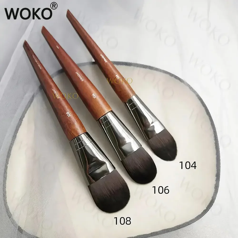 Top Trends: M108 106 Flat Foundation Brush BB Cream Blender Concealer Foundation Liquid Brush Large Foundation Brush Cream Makeup Tools Shoppable Styles