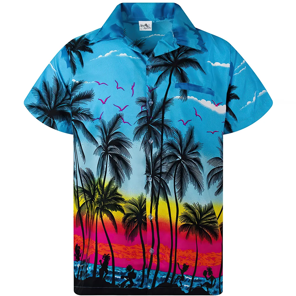 Top Trends: Mens Designer Clothes 3D Printing Shirt Oversized Summer 2023 Travel Hawaii Beach Hawaiian Harajuku Floral Camisa Masculino Shoppable Styles - Image 4