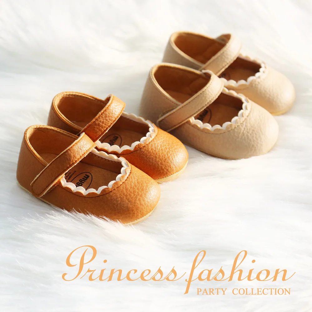 Top Trends: New Baby Shoes Baby Boy Girl Shoes Leather Rubber Sole Anti-slip Toddler First Walkers Infant Crib Shoes Newborn Girl Moccasins Shoppable Styles