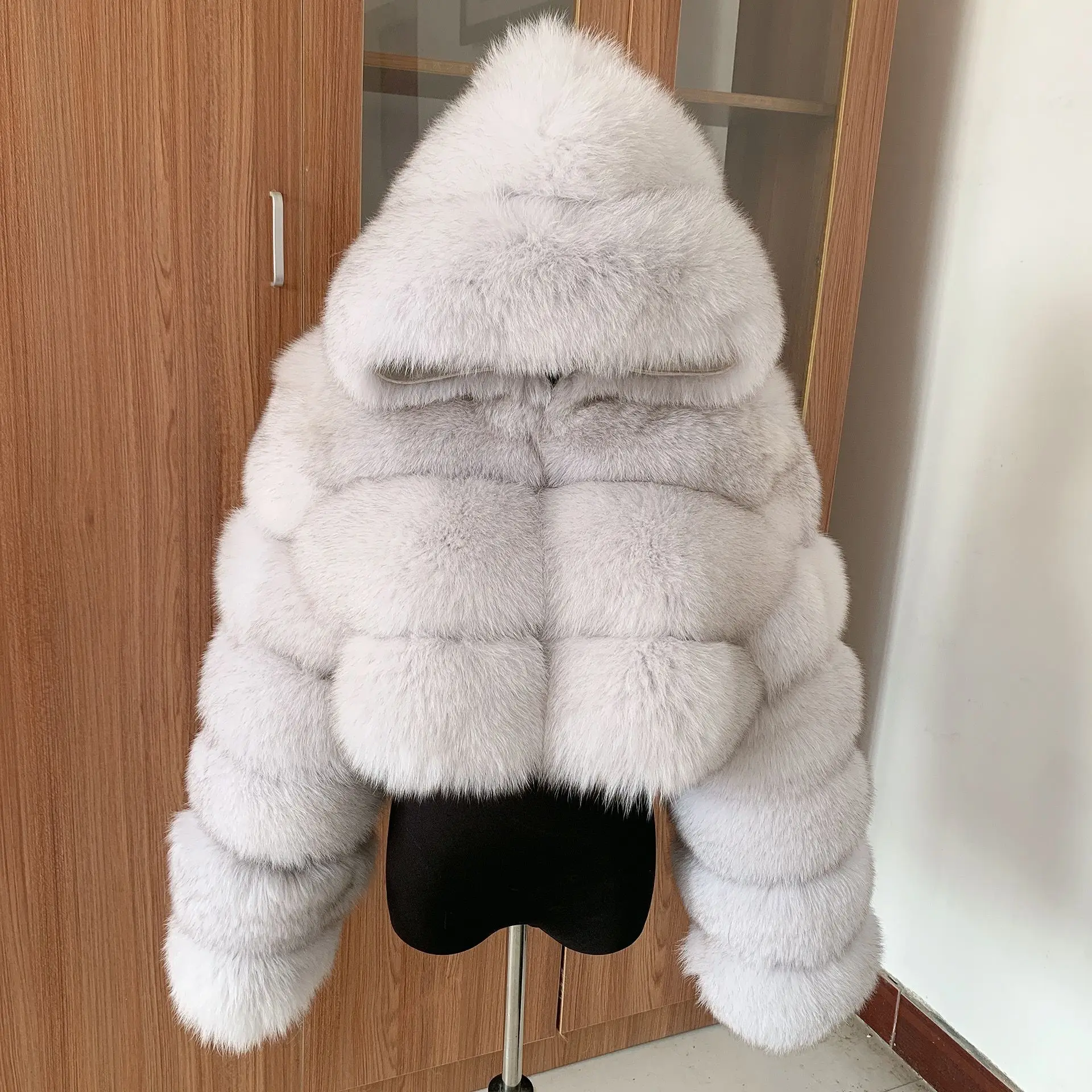 Top Trends: Women&#039;s Winter Coats 2023 Short Fur Coat Fox Fur Jacket Hooded Natural Real Fur Coat Super Hot Winter Warm Coat Raccoon Fur Jack Shoppable Styles