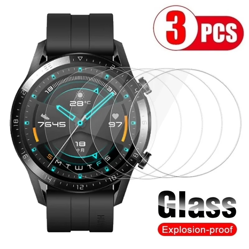 Top Trends: Tempered Glass For Huawei Watch GT 4 3 Pro 2 46mm Huawei Watch GT4 GT3 Pro GT2 Glass Screen Protector Film Protection Foil Shoppable Styles