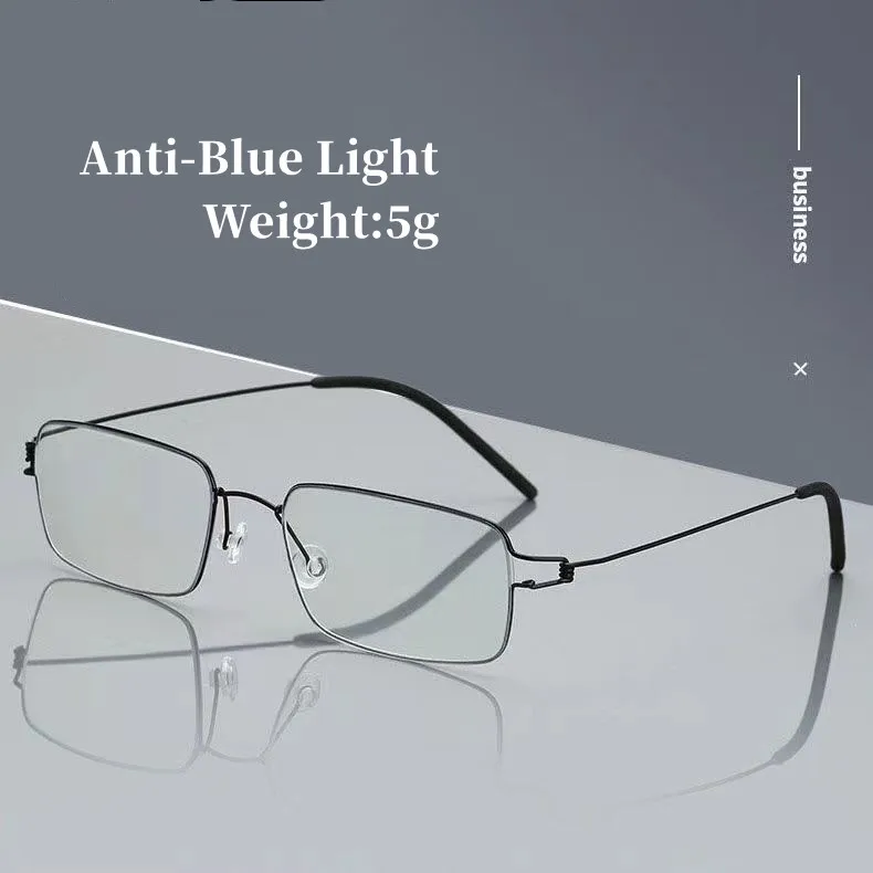 Top Trends: 5g New Men Women Rimless Reading Glasses Anti Blue Light Bifocal Far Near Magnification Eyewear Presbyopic Glasses + 150 + 200 Shoppable Styles