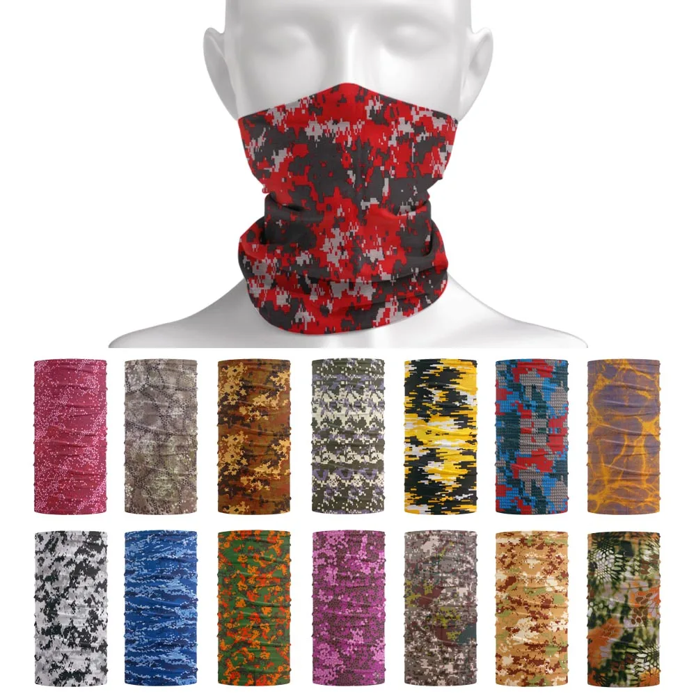 Top Trends: Tactical Camouflage Bandana Neck Gaiter Women Balaclava Men Wargame CP Military Hunting Cycling Face Mask Scarf Running Headband Shoppable Styles