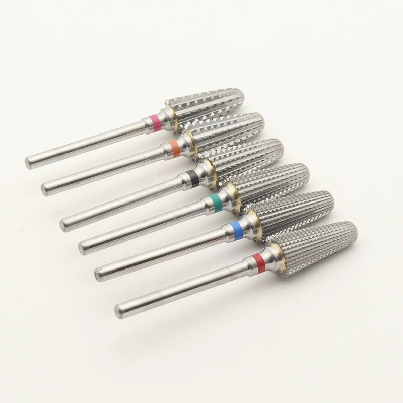 Top Trends: New 5 In 1 Tapered Safety Carbide Nail Drill Bits With Cut Drills Carbide Milling Cutter Manicure Remove Gel Nails Accessories Shoppable Styles - Image 5