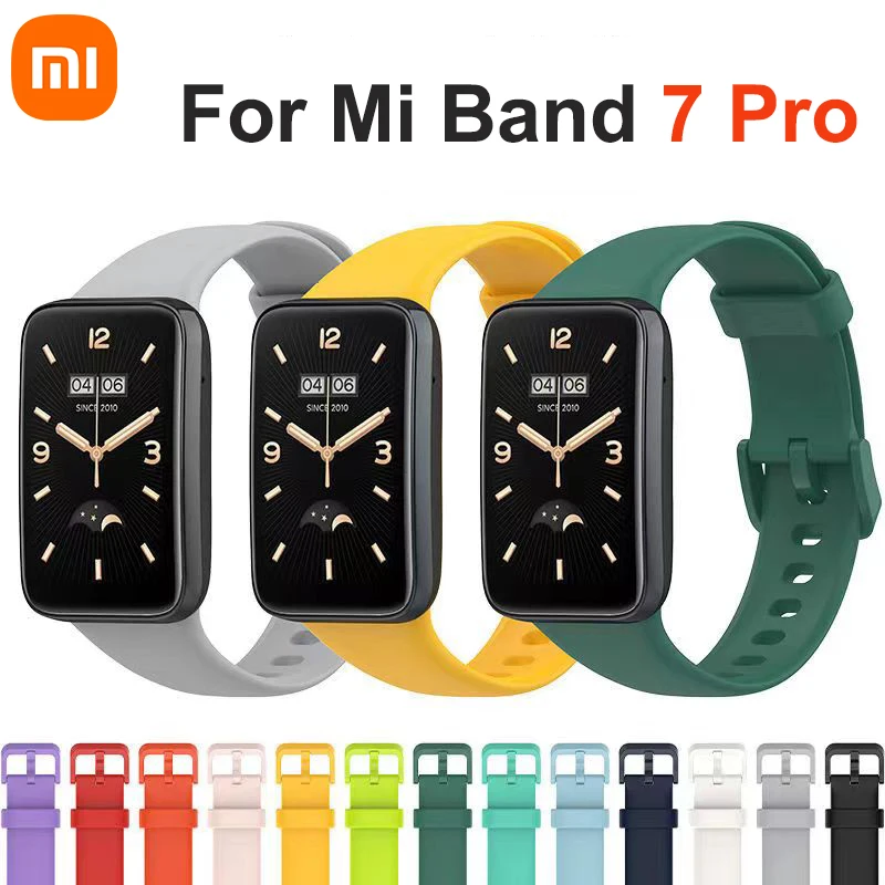 Top Trends: Case+ Silicone Strap For Mi Band 7 Pro Strap Accessories Smart Replacement Watchband Wristband Correa Bracelet For Mi Band 7 Pro Shoppable Styles