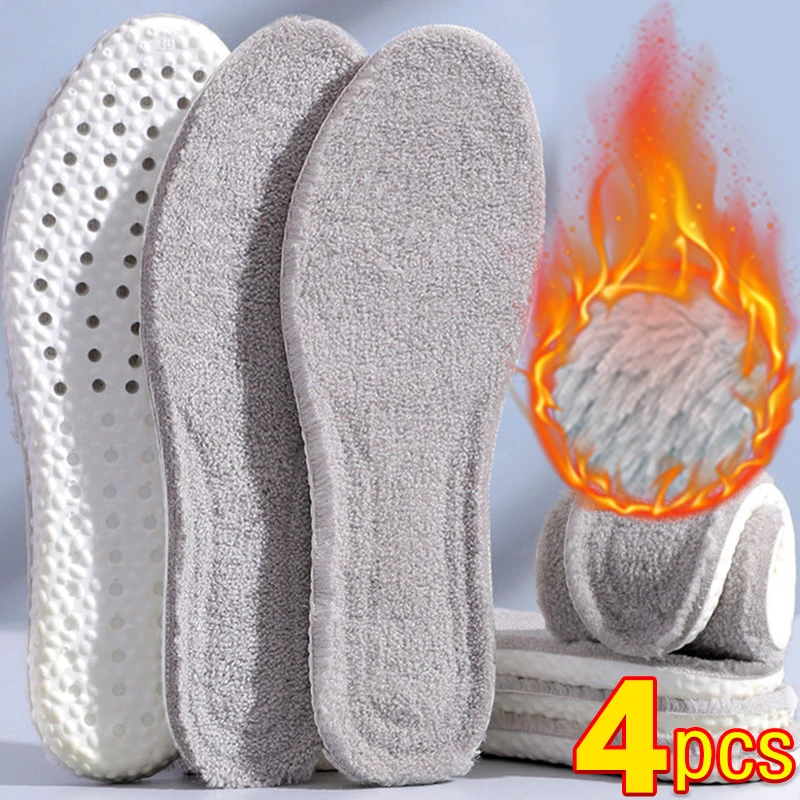 Top Trends: Self Heated Thermal Insoles Warm Plush Arch Support Soft Feet Insoles Men Women Winter Sports Shoes Self-heating Shoe Pads Shoppable Styles