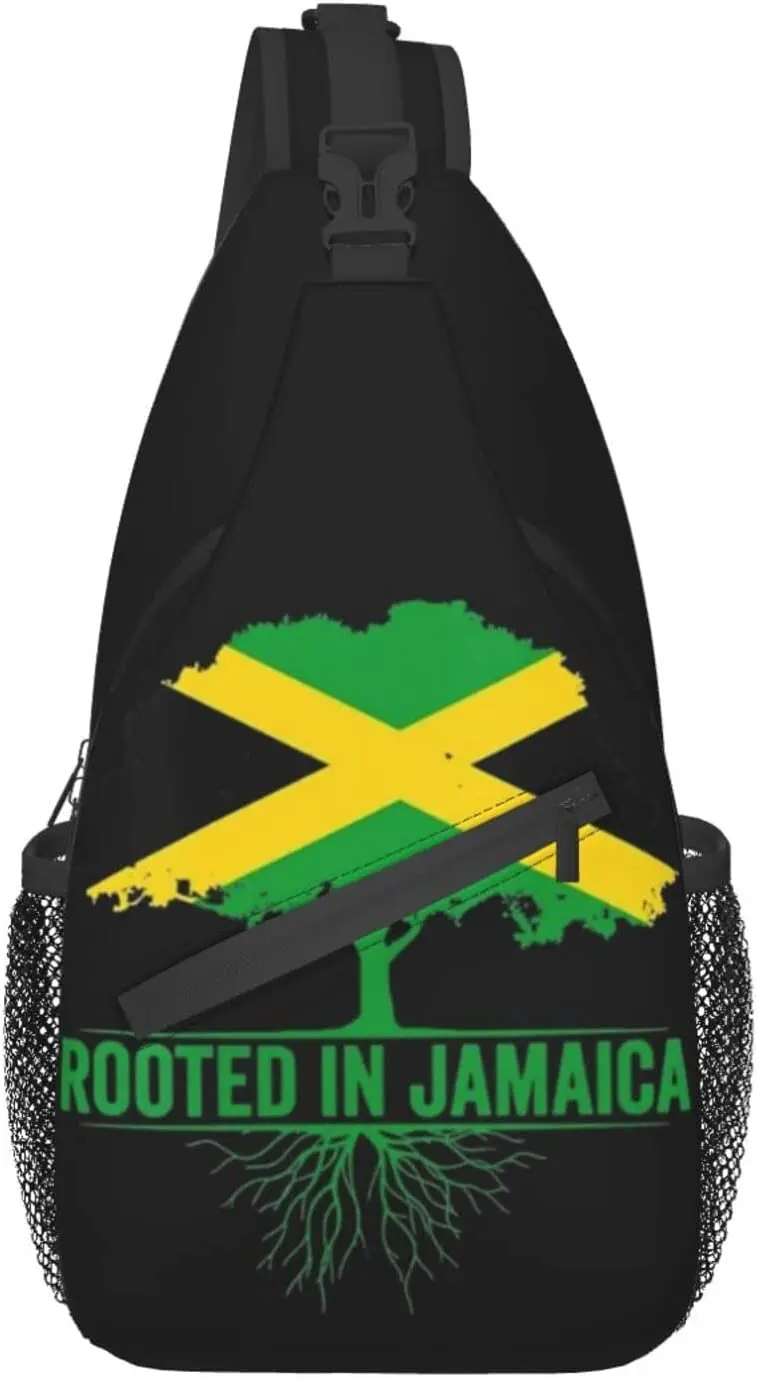 Top Trends: Cute Jamaica Flag Sling Bag Crossbody Chest Daypack Casual Backpack Jamaican Shoulder Bags For Women Men Shoppable Styles