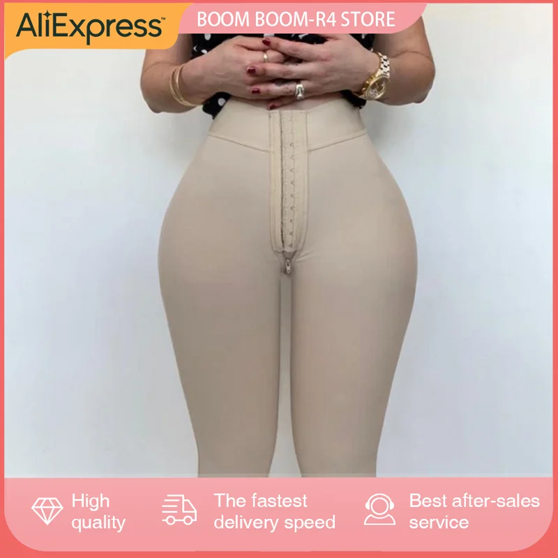 Top Trends: High Waisted Leggings Women Buttery Soft Tummy Control Waist Trainer Powernet Fajas Colombianas Post Surgery Compression BBL Shoppable Styles