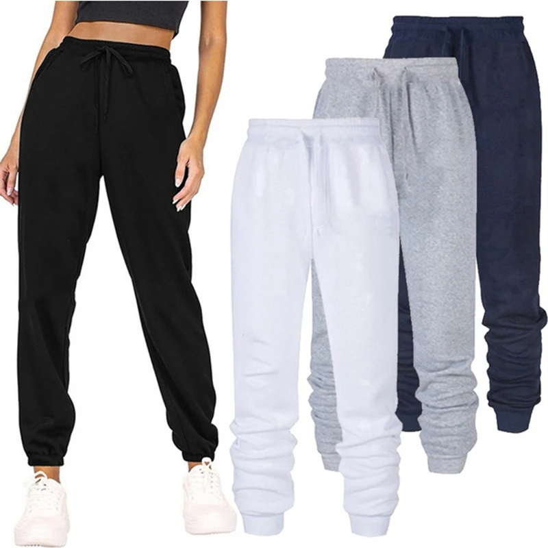 Top Trends: Women&#039;s Solid Color Sports Pants High Quality Cotton Pants Jogging Pants Outdoor Leisure Fitness Jogging Pants Shoppable Styles