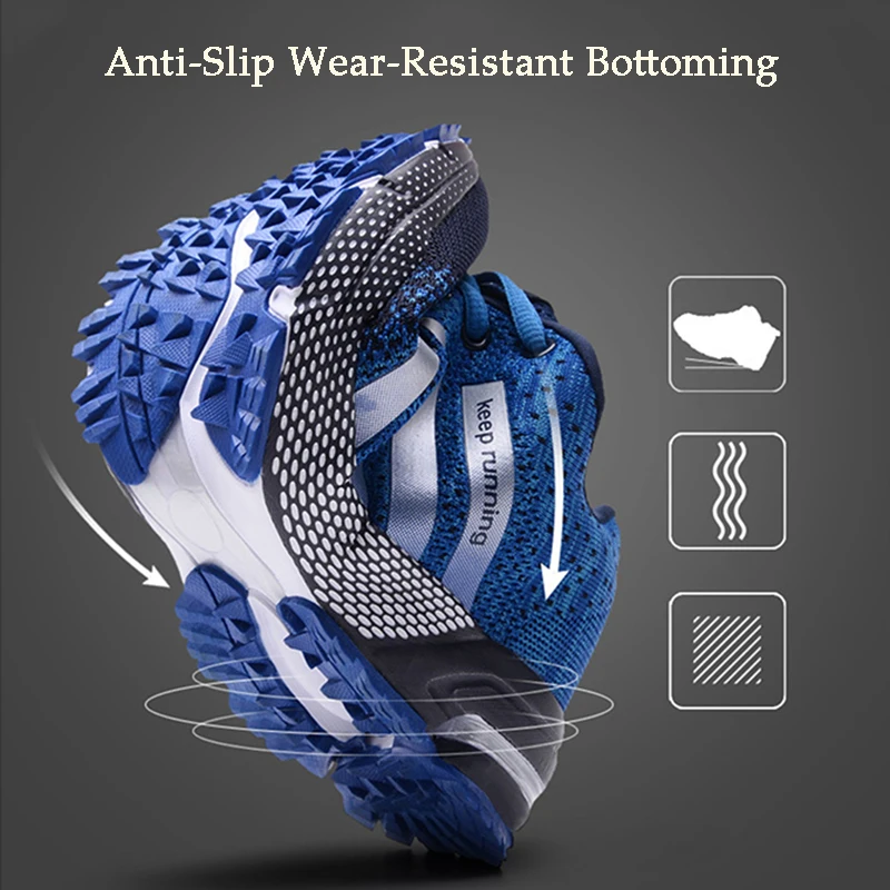 Top Trends: Fashion Men Running Shoes Breathable Outdoor Sports Shoes Lightweight Sneakers For Women Comfortable Athletic Training Footwear Shoppable Styles - Image 3