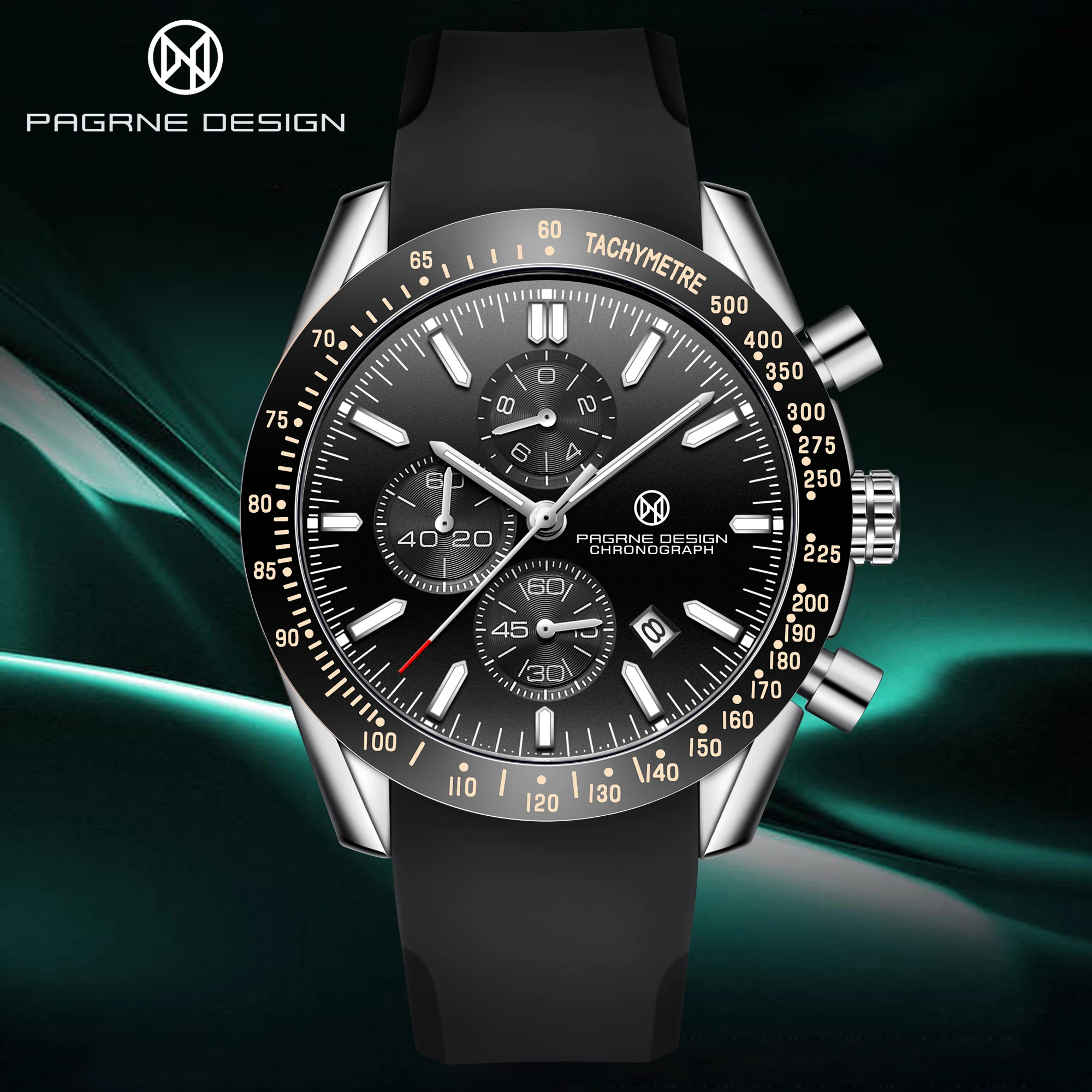 Price Review PAGANI DESIGN （Pagrne） New Men Quartz Watch Rubber Belt Men's Luxury Watch Fashion Casual Sports Male Clock Relogio Maasculino Online Shop