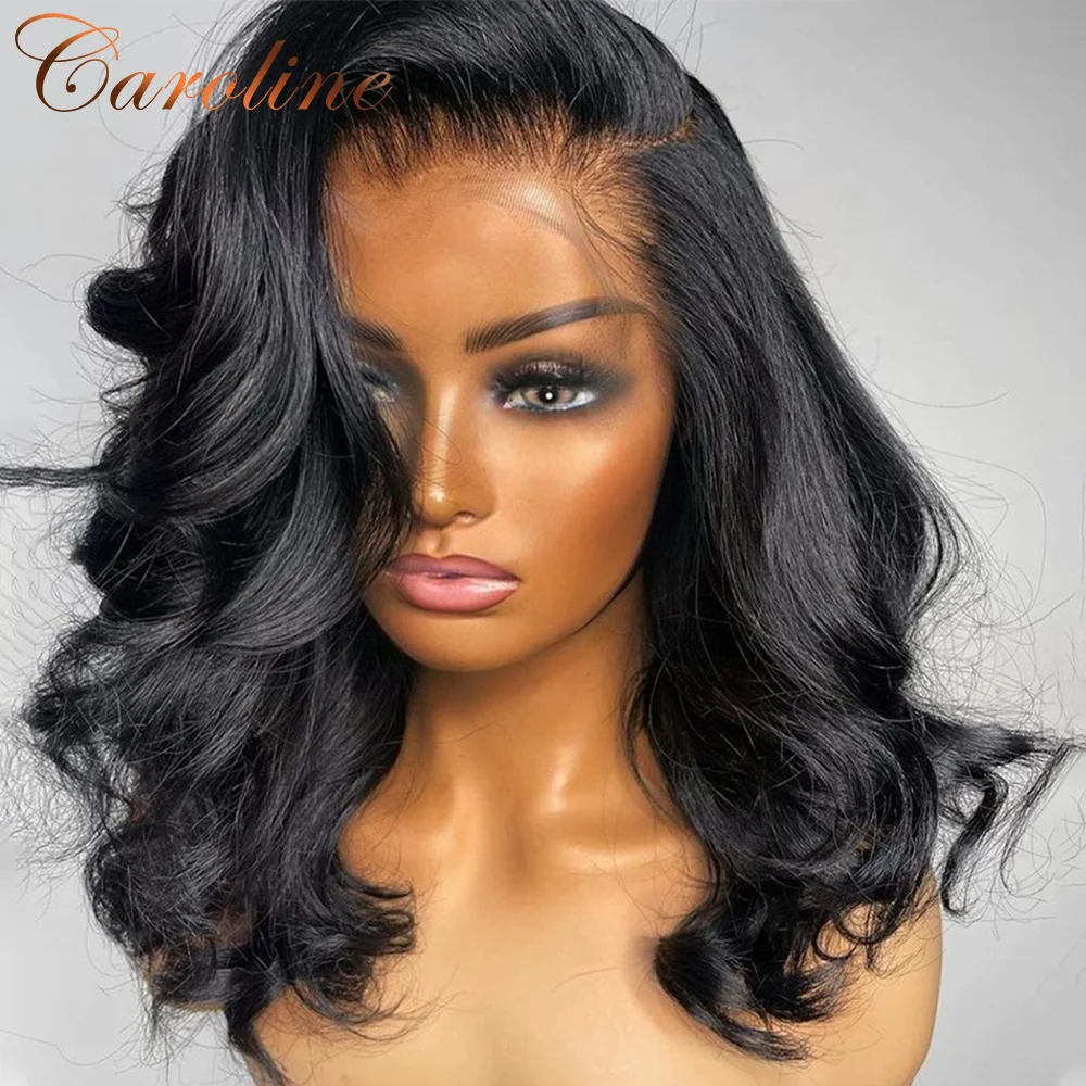 Top Trends: BOB Wig Lace Front Human Hair Wig 13X4 HD Frontal Glueless Preplucked Wigs Body Wave Human Hair Wig Short BOB Wig Natural Color Shoppable Styles