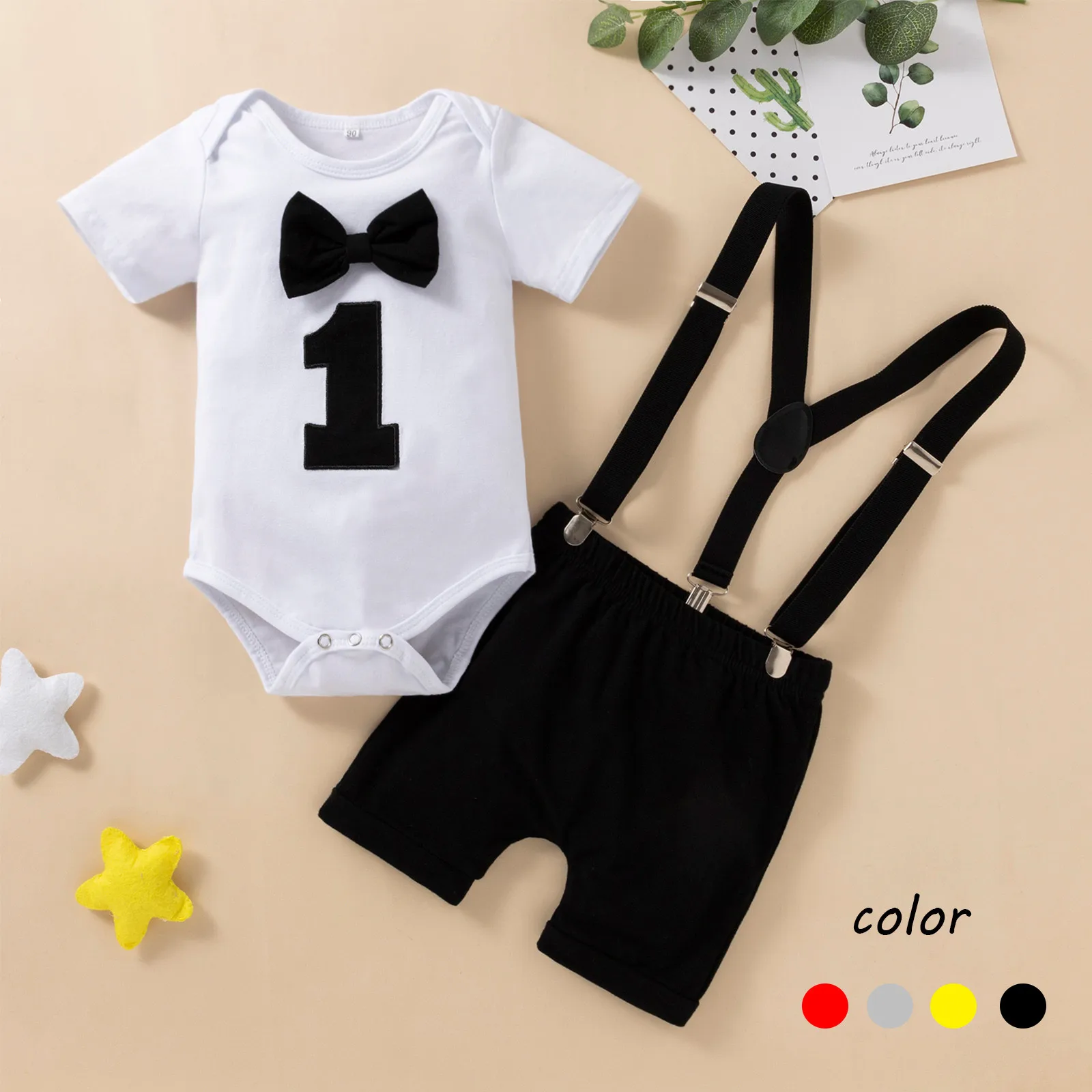 Top Trends: Newborn Baby Boys Clothes Sets Toddler Kids Jumpsuit 1st Birthday Rompers Infant Clothing Playsuits One Year Baby Boy Overalls Shoppable Styles