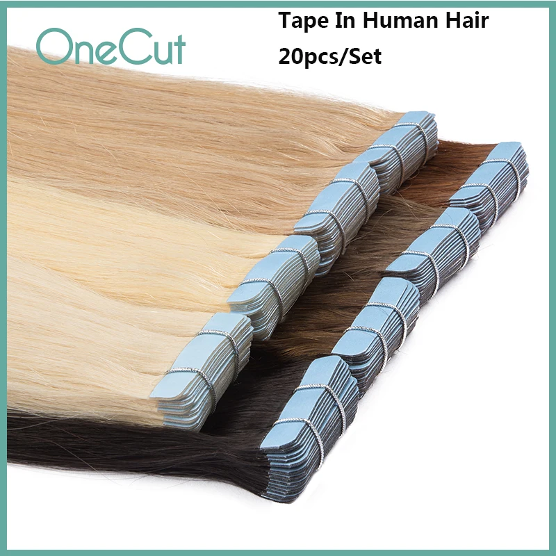 Top Trends: Tape In Human Hair Extensions Straight Remy Seamless Invisible Natural Machine Made Adhesive Tape Hair Extensions For Salon Shoppable Styles