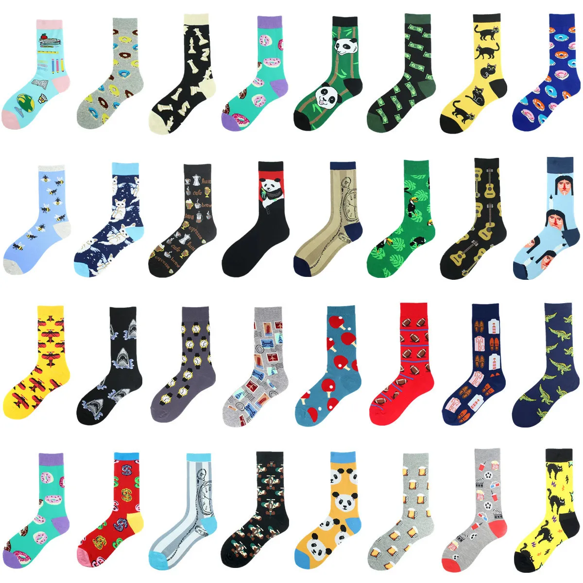 Top Trends: 40 Fashion Trucks Watches Cash Motorcycle Business Men Navy Yellow Happy Socks Street Skateboard Gift Funny Boys Male Cotton Sox Shoppable Styles