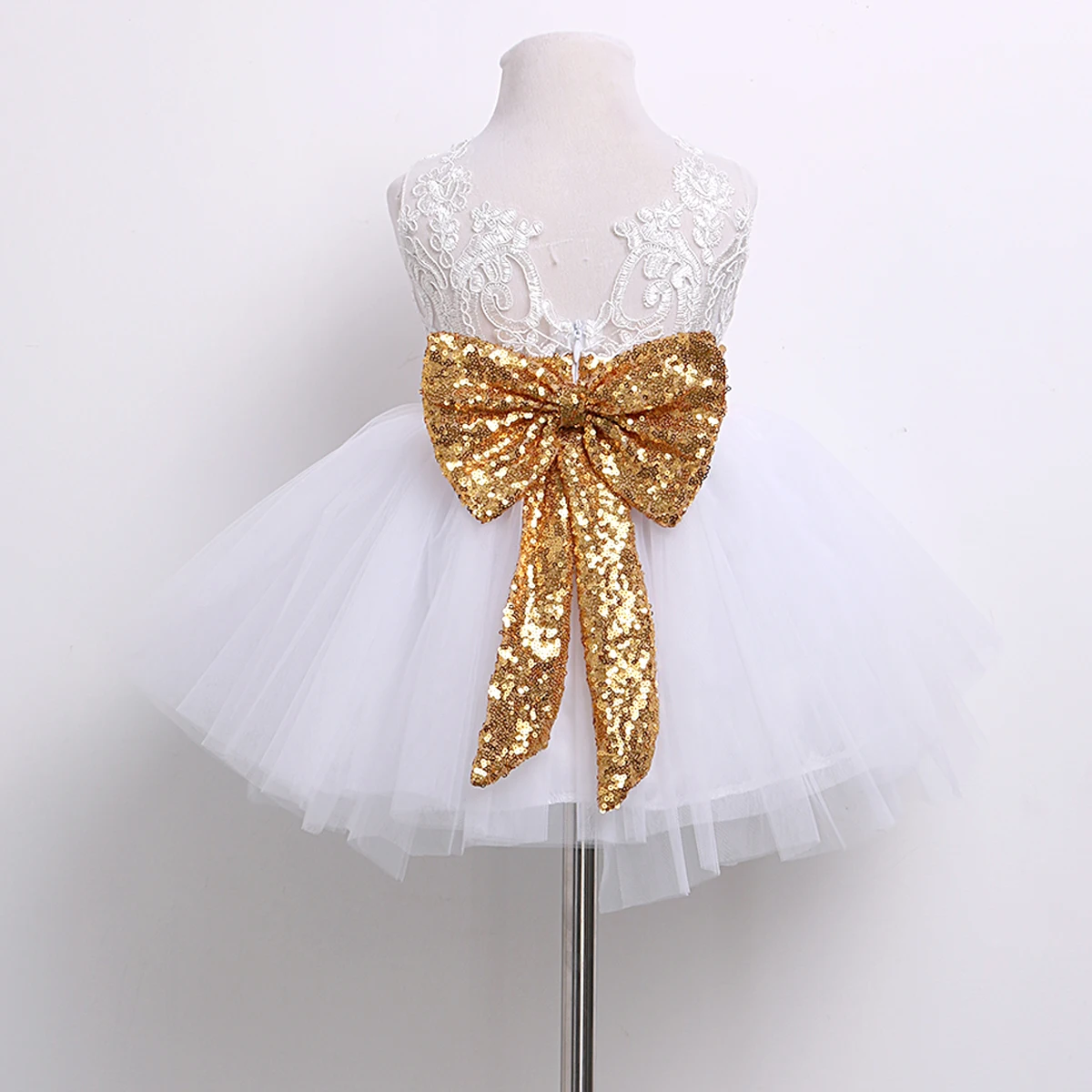 Top Trends: Listenwind 0-10Y Toddler Kids Children Girls Tutu Dress Princess Tulle Sequins Bow Party Birthday Wedding Dresses For Girls Shoppable Styles