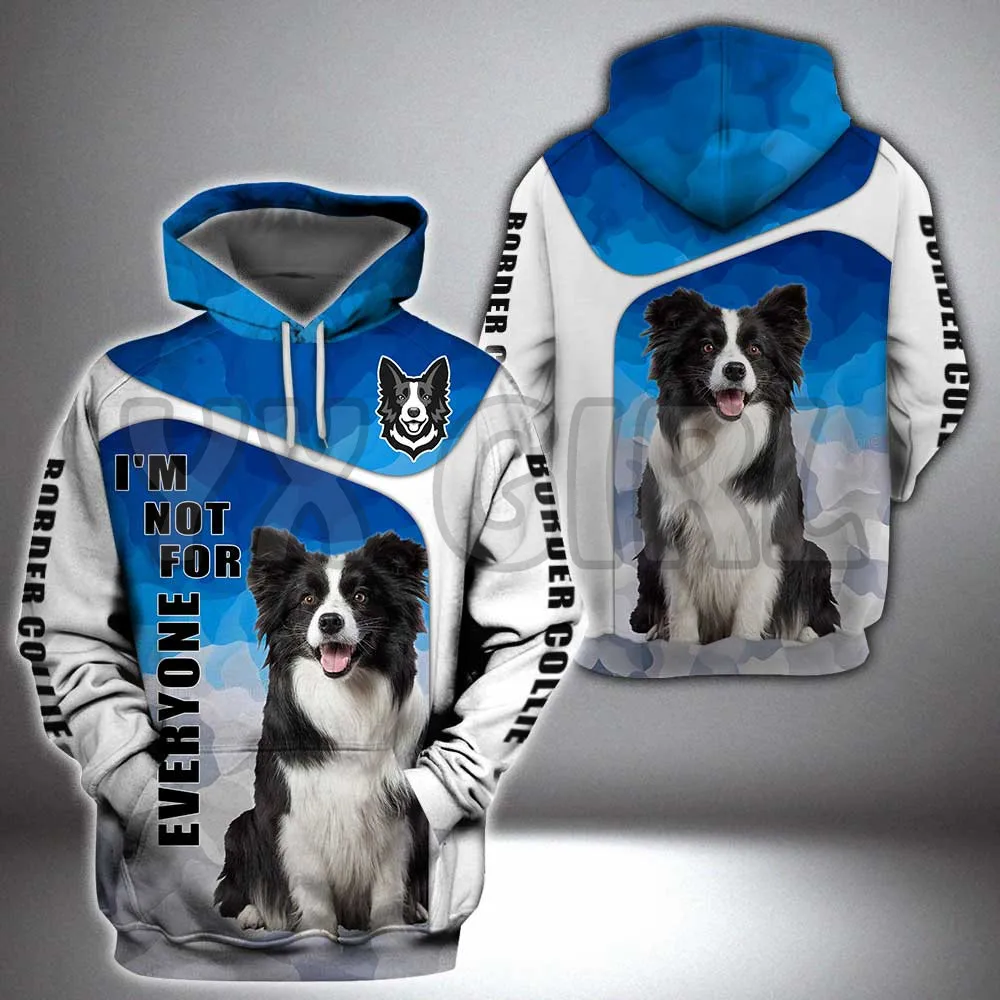 Top Trends: I'm Not For Everyone Border Collie 3D Printed Hoodies Unisex Pullovers Funny Dog Hoodie Casual Street Tracksuit Shoppable Styles