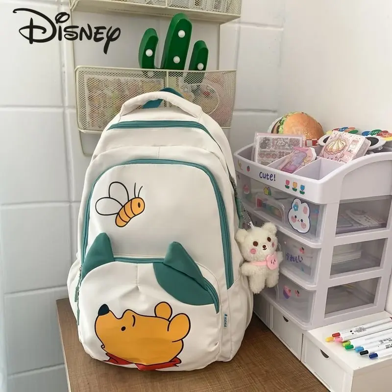 Top Trends: Disney Women&#039;s Backpack Fashion Cartoon High Quality Multi-functional Backpack Large Capacity Portable Computer Storage Bag Shoppable Styles