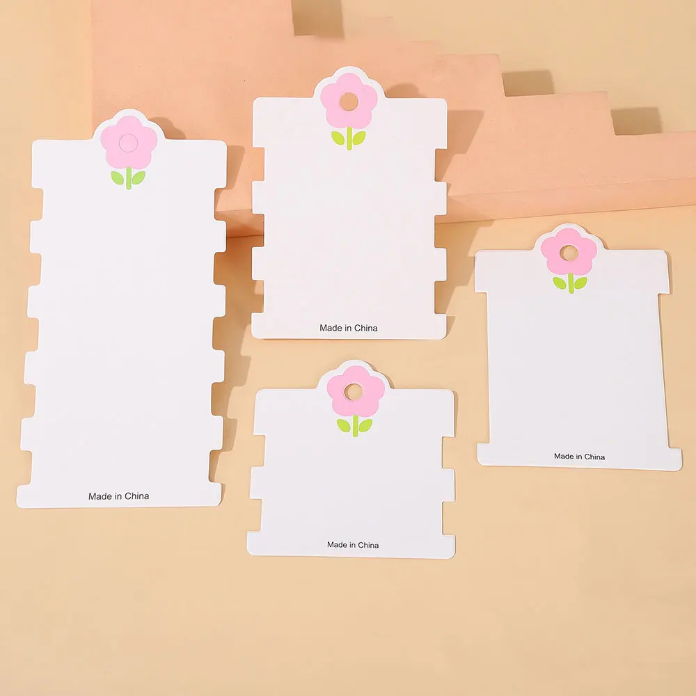 Top Trends: 50pcs Cute Headrope Display Cards Flower Packing Cards For DIY Jewelry Necklace Bracelets Girls Headband Retail Price Tag Labels Shoppable Styles