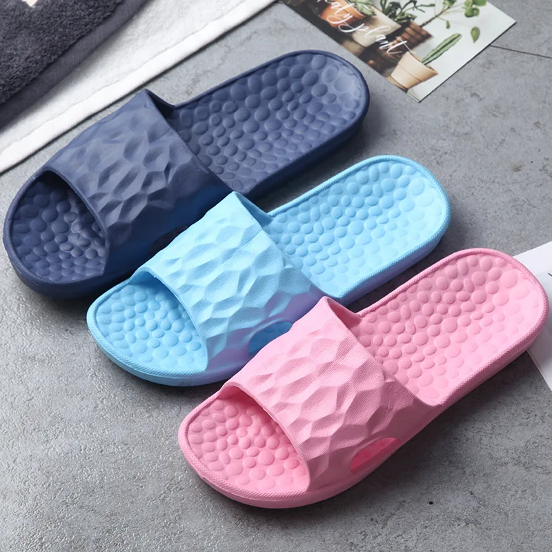 Top Trends: F8014 Summer Slippers Women&#039;s EVA Bath Bathroom Slippers Couple Anti-Slip Home Indoor Men&#039;s Home Slippers Wholesale Shoppable Styles