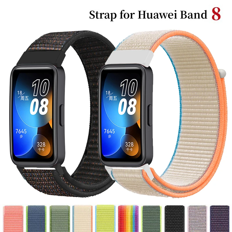 Top Trends: Nylon Strap For Huawei Band 8 Bracelet Loop Sport Breathable Watchband Smart Watch Replacement Straps For Huawei Band 8 Correa Shoppable Styles